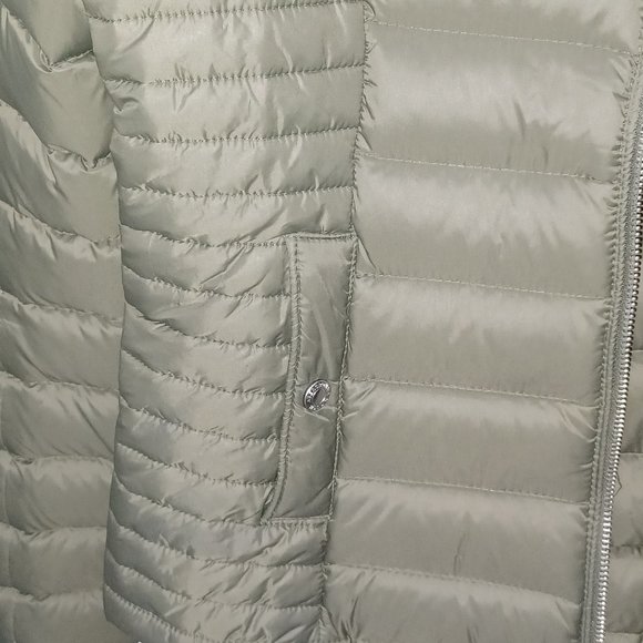 Abercrombie & Fitch Olive Green Down Winter Jacket - Picture 5 of 5